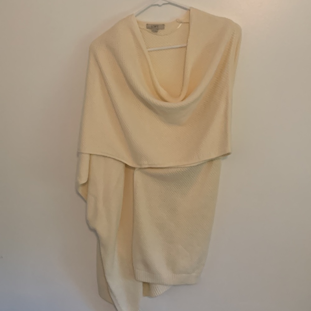 Loft travel shawl sweater
